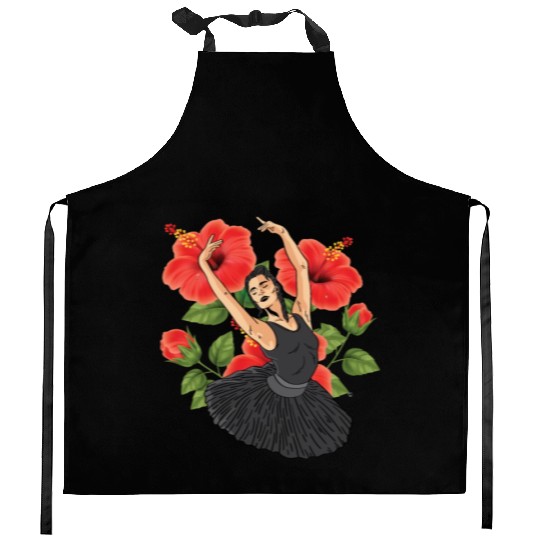 Ballerina Dancer Ballet Dancer Gift Kitchen Aprons