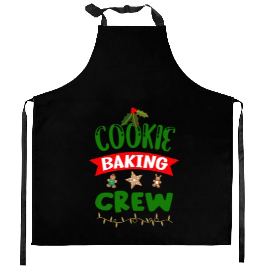 Cookie Baking Crew Kitchen Aprons