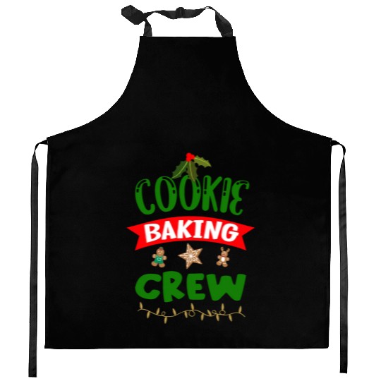 Cookie Baking Crew Kitchen Aprons