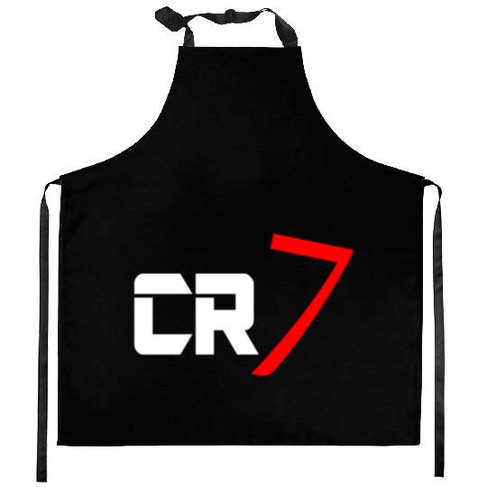 cr7 cristiano white Kitchen Aprons
