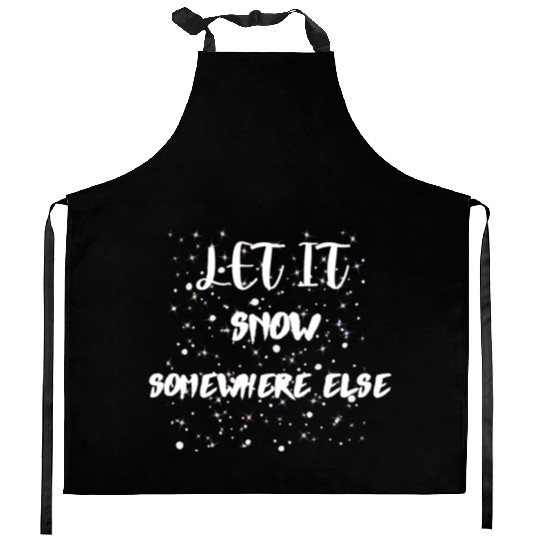 Let it snow , Christmas Kitchen Aprons