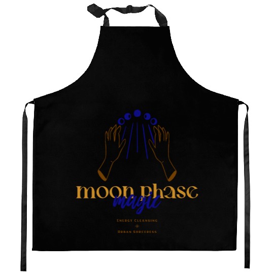 logo creator featuring planet graphics Kitchen Aprons