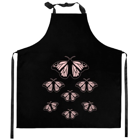 Cute Butterflies Women Butterfly Lover Kitchen Aprons