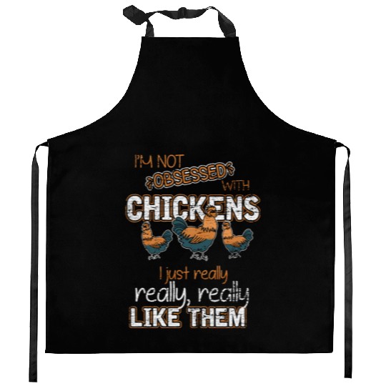Farmer Farm Animal Chicken Kitchen Aprons