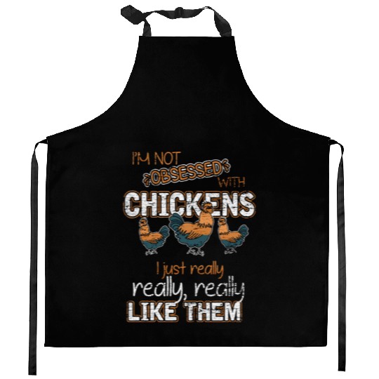 Farmer Farm Animal Chicken Kitchen Aprons