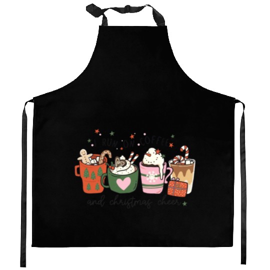 Coffee & Christmas Cheer Kitchen Aprons
