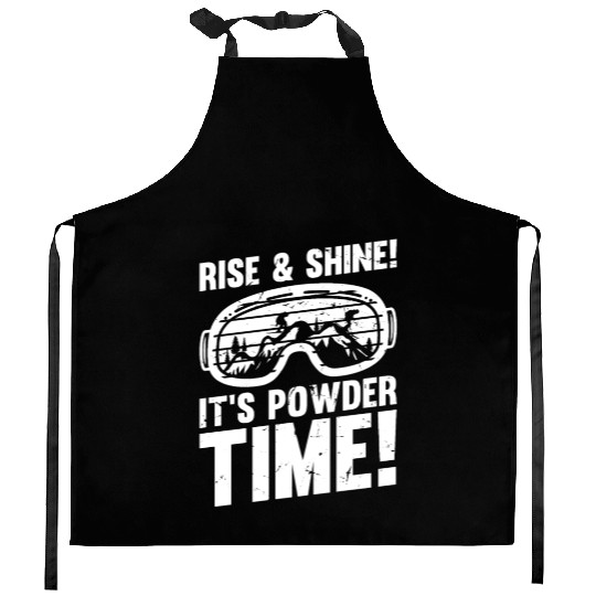 Skier Freeskiing Ski Freestyle-Skiing Winter Sport Kitchen Aprons