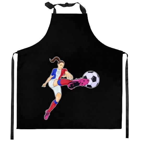 French National Soccer Team I Football France Kitchen Aprons