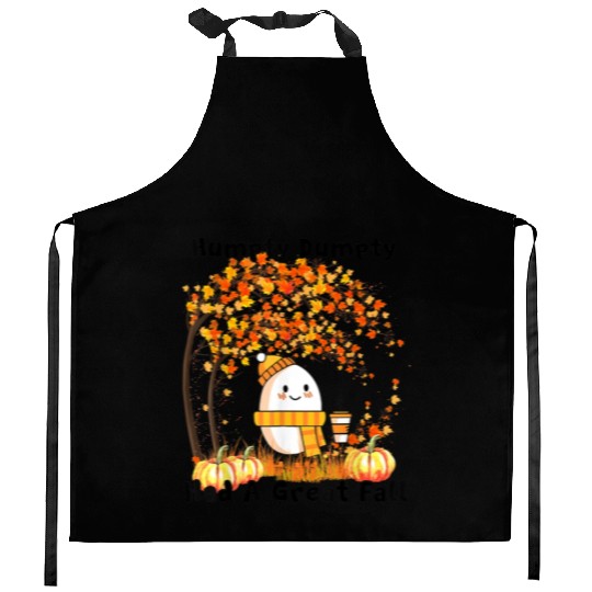 Humpty Dumpty Had A Great Fall Thanksgiving Autumn Kitchen Aprons