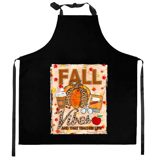 Fall Vibes And That Teacher Life Bleached Kitchen Aprons