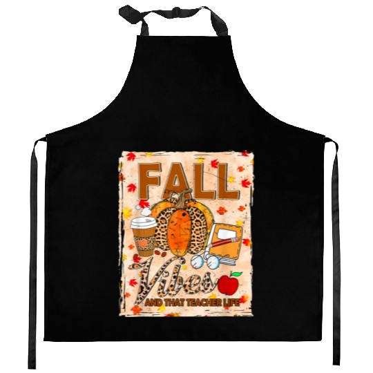 Fall Vibes And That Teacher Life Bleached Kitchen Aprons