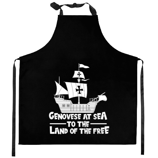 Columbus Day 1492 Kitchen Aprons