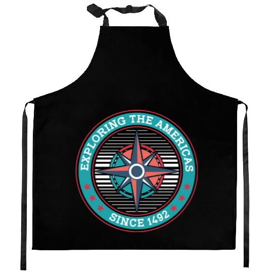 Columbus Day 1492 Kitchen Aprons