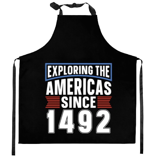 Columbus Day 1492 Kitchen Aprons