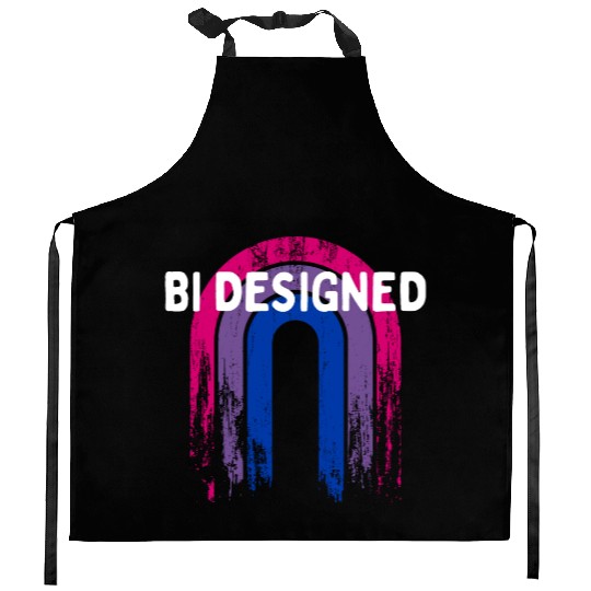 Bi Designed Bisexual Pride Month Bi Pride LGBT Kitchen Aprons