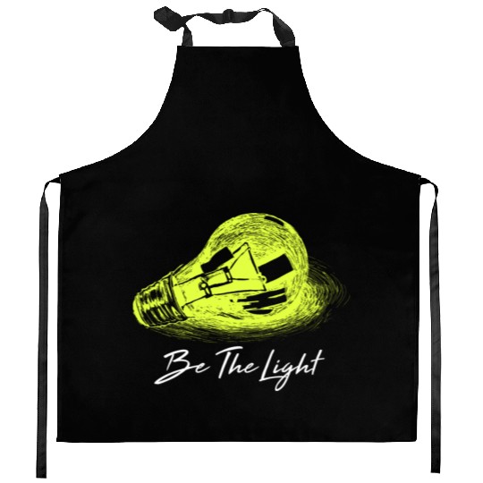 Be The Light Lamp Kitchen Aprons
