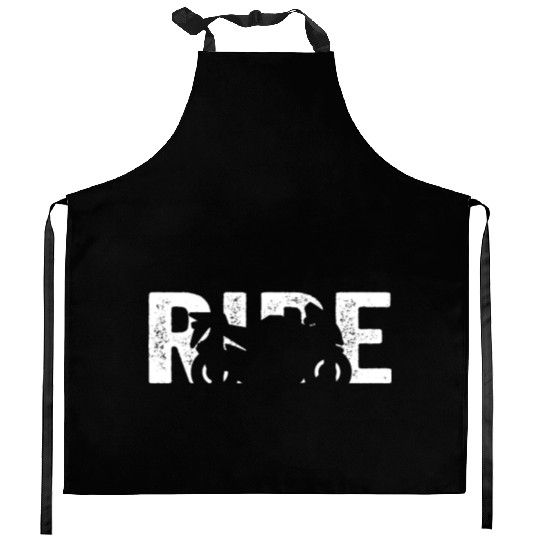 Motorbike Biker Racing Machine Men And Women Kitchen Aprons