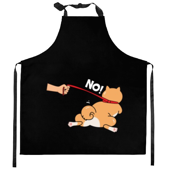 Shiba Inu Japanese Dog Lover Puppy Paw Love Kitchen Aprons