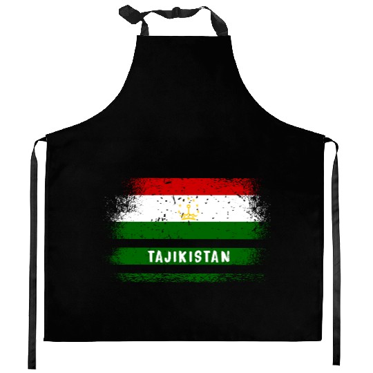 Tajikistan vintage flag Kitchen Aprons