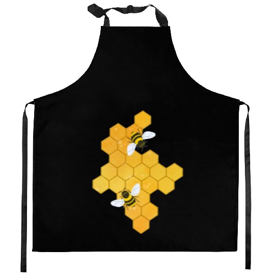Nature Fly Yellow Kitchen Aprons