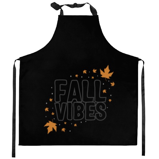 Halloween Theme Fall Vibes Coffee Lover Mug Gift, Kitchen Aprons
