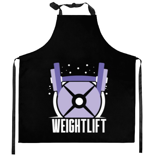 Weightlift Weightlifting Gym Workout Lifting Kitchen Aprons