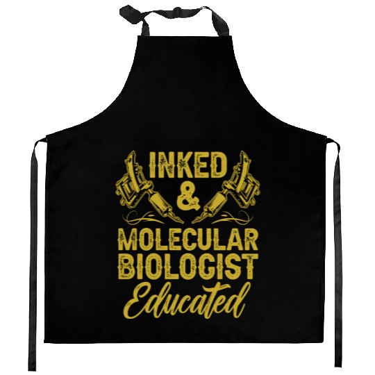 Biology Biologist Tattoo Molecular Biologist Kitchen Aprons