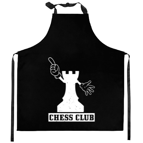 CHESS CLUB Kitchen Aprons