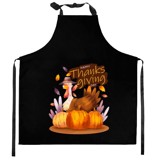 east Thanksgiving ,Food Feast ,Fall Thanksgiving Kitchen Aprons