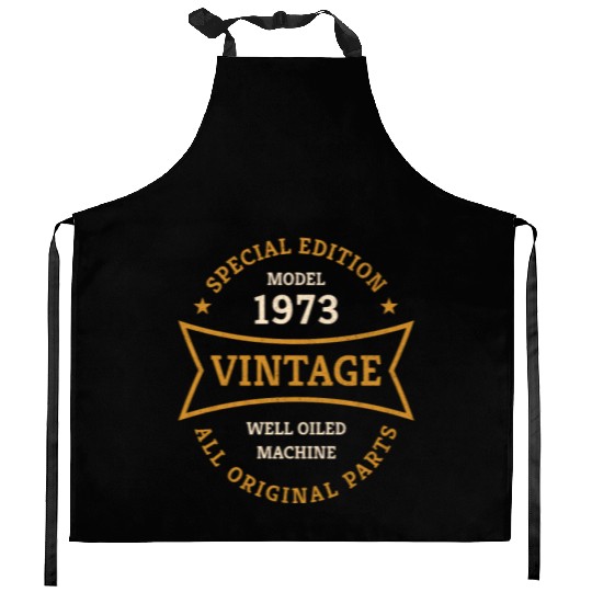 Born 1973 Vintage 50 Year Old 50th Birthday Gifts Kitchen Aprons