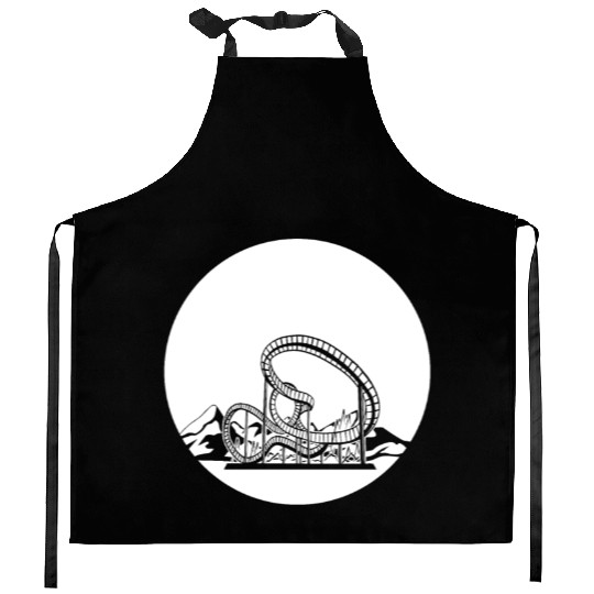 Roller Coaster Kitchen Aprons