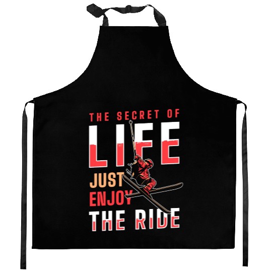 Winter Sports Ski Vacation Piste Pigs Kitchen Aprons