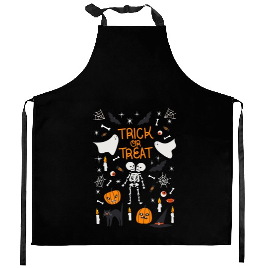 Trick or treat Kitchen Aprons
