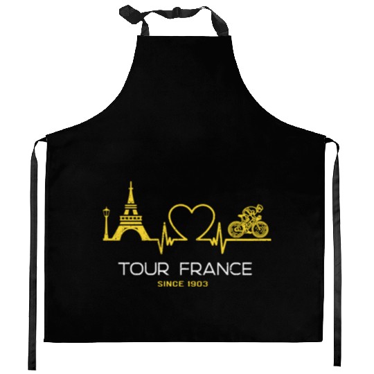 Tour France Bike Jersey Colors France Race Cycling Kitchen Aprons