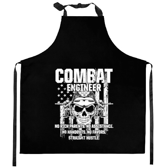 Combat Engineer Usa Military Sapper Kitchen Aprons