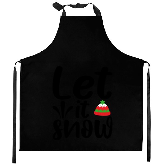 Let it Snow Kitchen Aprons