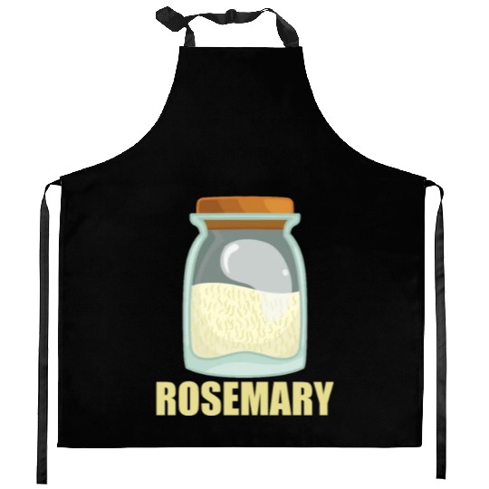 Rosemary Spice Flavor Food Cooking Kitchen Aprons