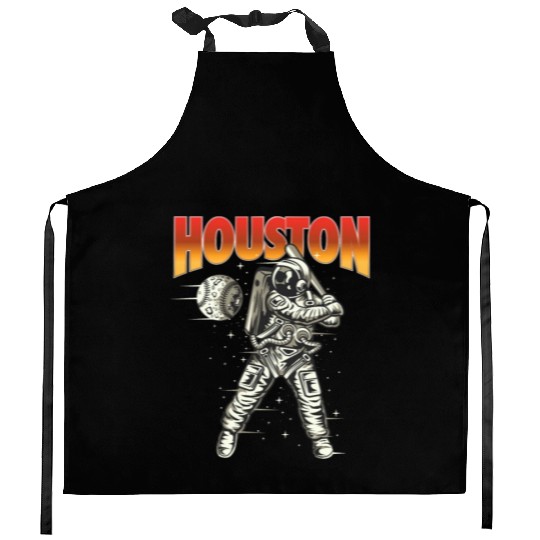 Houston Space City Astronaut Kitchen Aprons