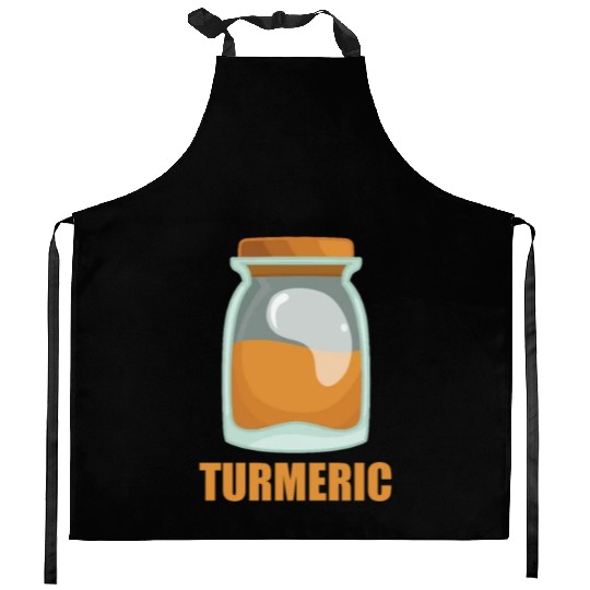 Turmeric Spice Flavor Food Cooking Kitchen Aprons