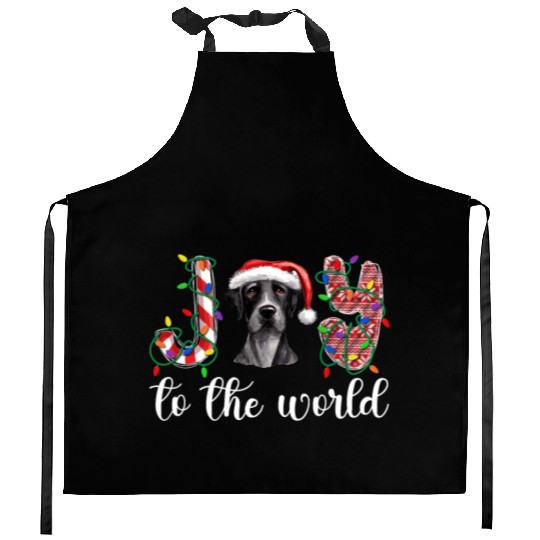 Great Dane Christmas Party Great Dane Xmas Gifts Kitchen Aprons