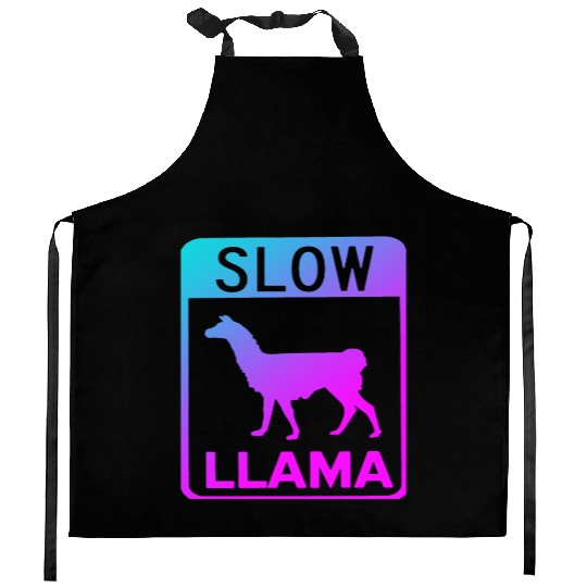 Phish Slow Llama Kitchen Aprons
