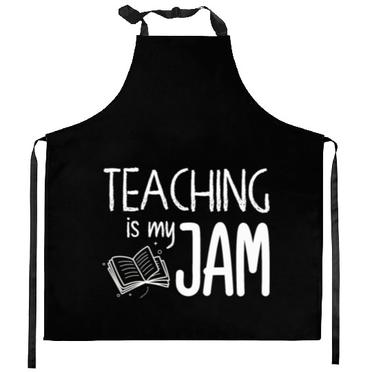 Teaching Is My Jam School Teacher Appreciation Kitchen Aprons