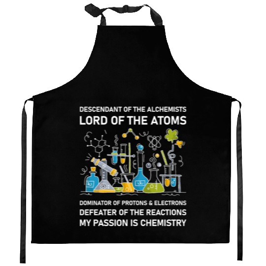 Chemistry Chemist Alchemists Alchemy Chemical Kitchen Aprons