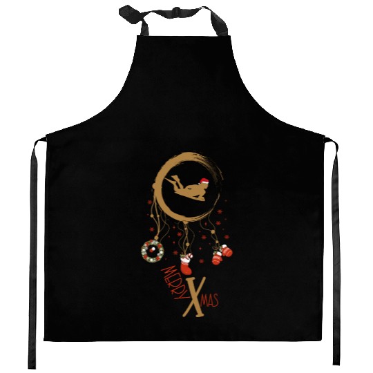 Winter dreamcatcher Christmas Bodyboard Kitchen Aprons
