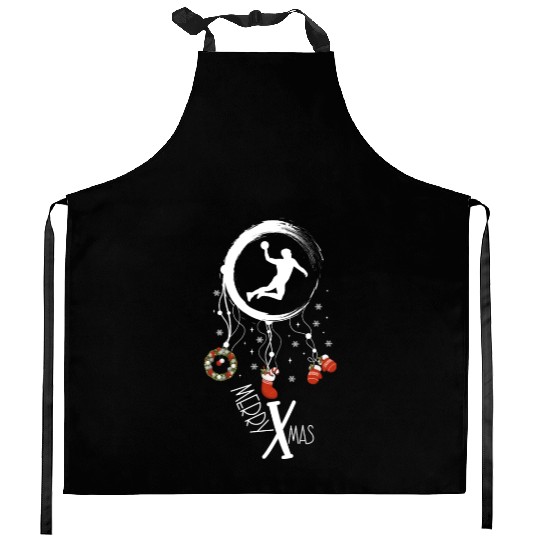 Winter dreamcatcher Christmas Handball Kitchen Aprons