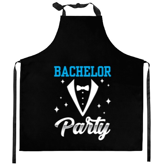 Bachelor Party Team Bride Groom Kitchen Aprons