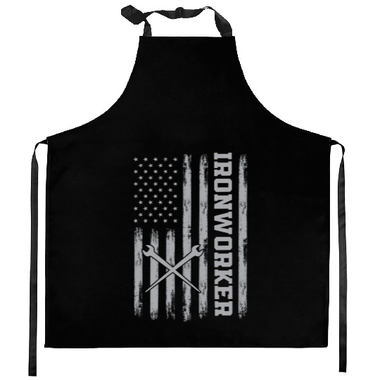 American Ironworker Kitchen Aprons