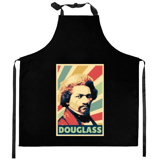 Frederick Douglass Vintage Colors Kitchen Aprons