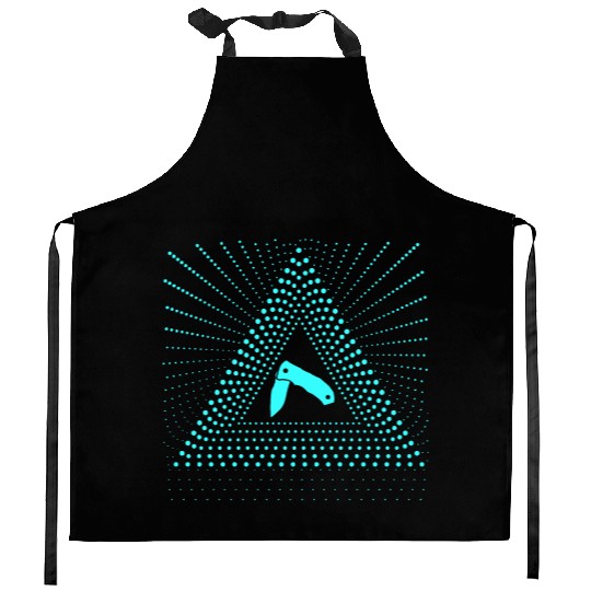 Pocket Knife Bright Shiny Bright Radiant Kitchen Aprons