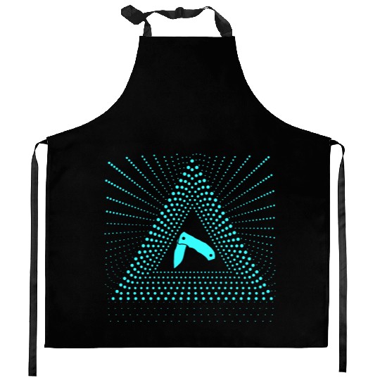 Pocket Knife Bright Shiny Bright Radiant Kitchen Aprons